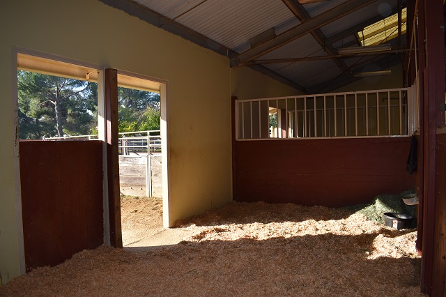 Interior of large layup stall
