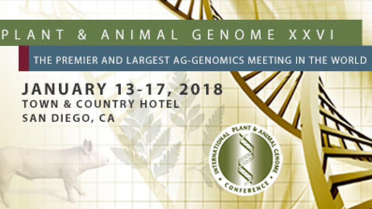 2018 International Plant and Animal Genome Conference