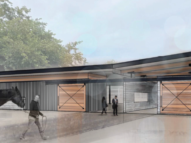 Illustration of UC Davis Equine Rehabilitation Center